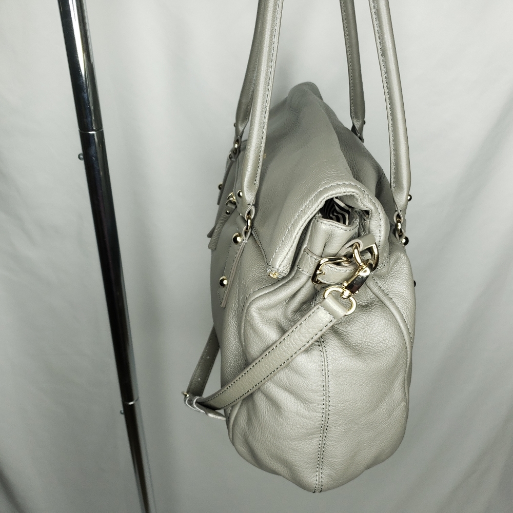 Kate Spade - Cobble Hill Leslie Leather Tote in French Grey - Picture 4 of 14